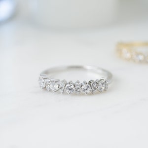 Diamond Stacking Ring, Dainty Ring, Gemstone Ring, Stacking Ring ...