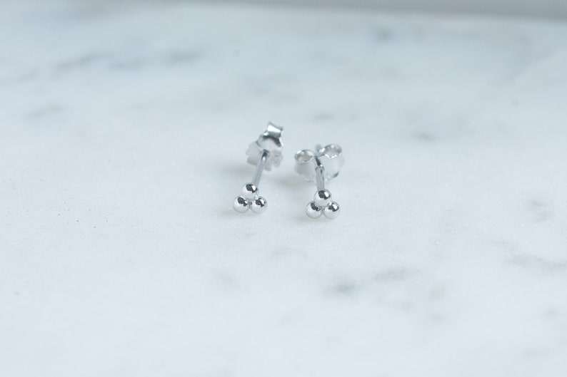 Tiny Earrings, Tiny Stud Earrings, Minimalist Earrings, Cartilage Ear Stud, Dainty Earrings, Tragus Earrings, Delicate Earring, Tiny Studs image 7