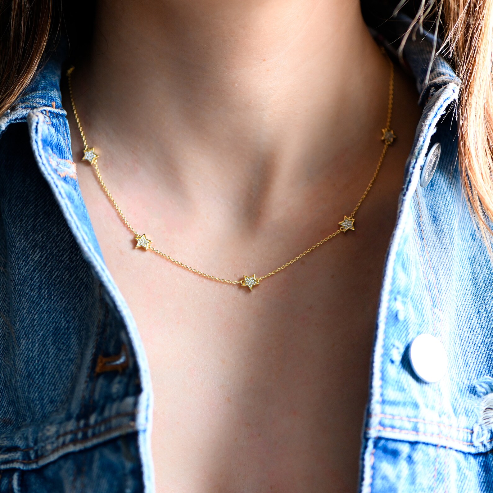 USA Star Necklace