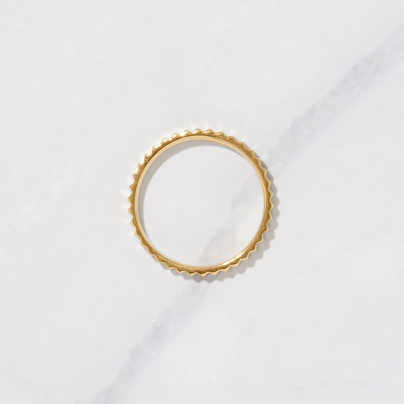 Minimalist Ring, Stacking Ring, Dainty Ring, Stackable Ring, Gold Ring, Sterling Silver Ring, Gift for Her, Gold Band, Delicate Ring image 4