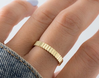 Minimalist Ring, Stacking Ring, Dainty Ring, Stackable Ring, Gold Ring, Sterling Silver Ring, Gift for Her, Gold Band, Delicate Ring