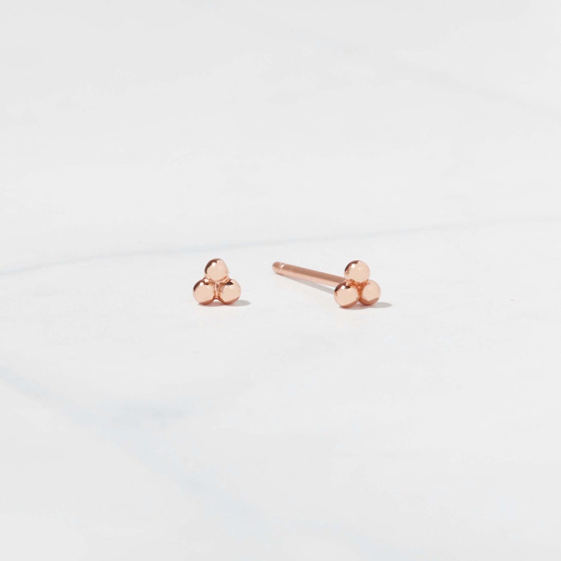 Tiny Earrings, Tiny Stud Earrings, Minimalist Earrings, Cartilage Ear Stud, Dainty Earrings, Tragus Earrings, Delicate Earring, Tiny Studs image 4