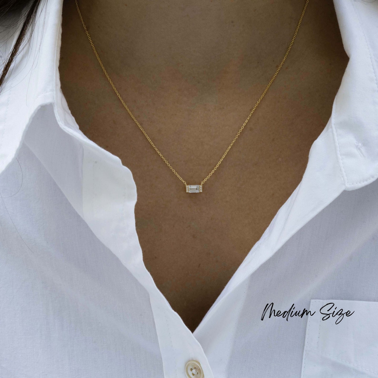 Collana Baguette Necklace