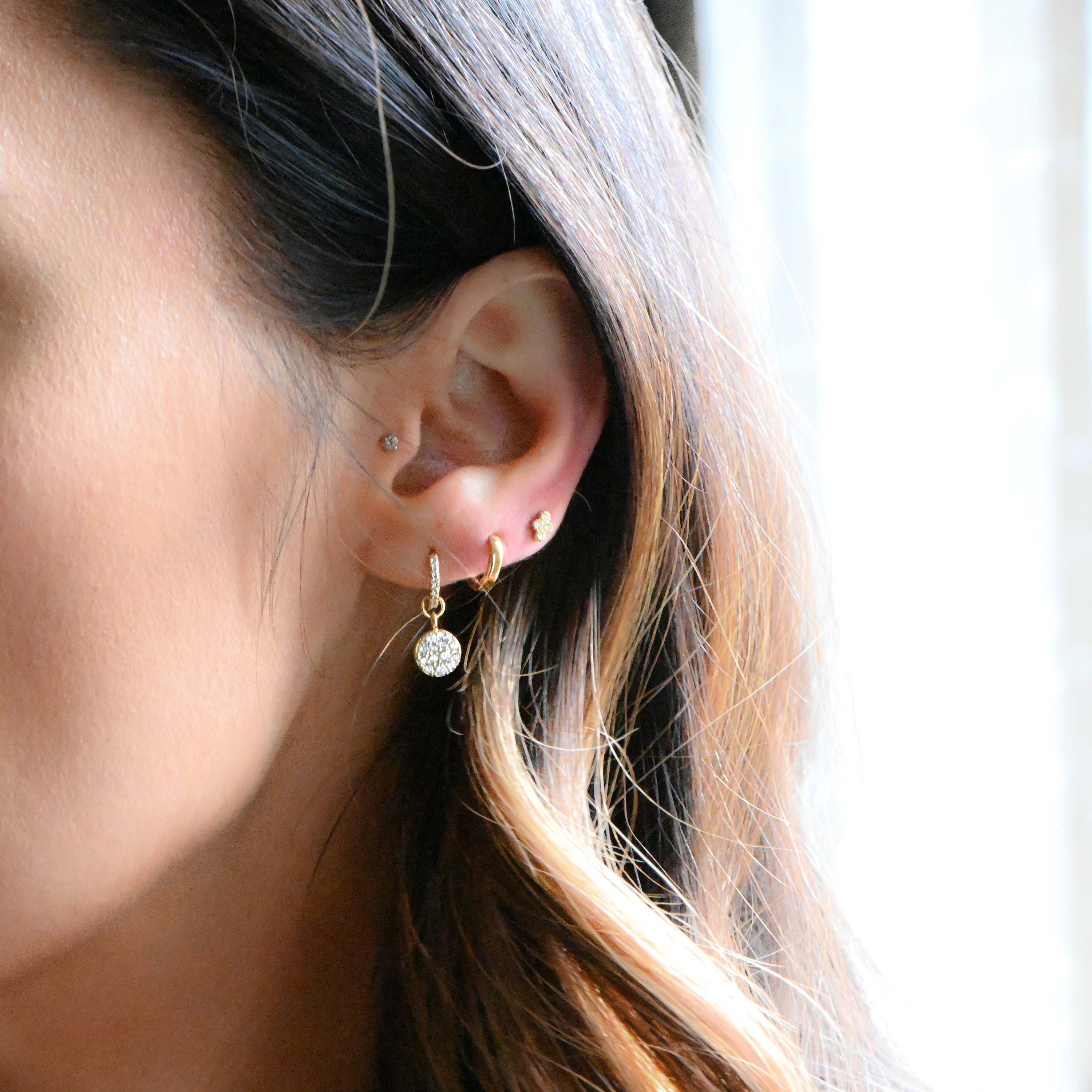 Women's Gift Drop Dangle Earring Jewelry Dangler Cute Crystal Earrings SG