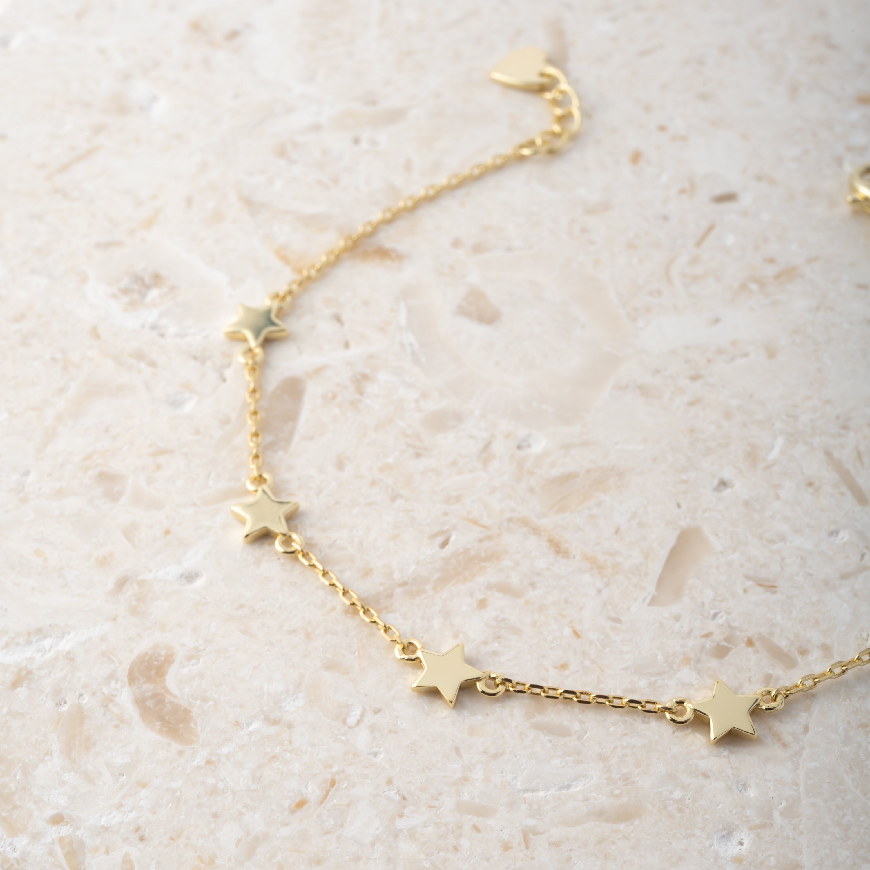 Star Bracelet, Star Jewelry, Charm Bracelet, Dainty Bracelet