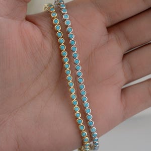 turquoise tennis bracelet