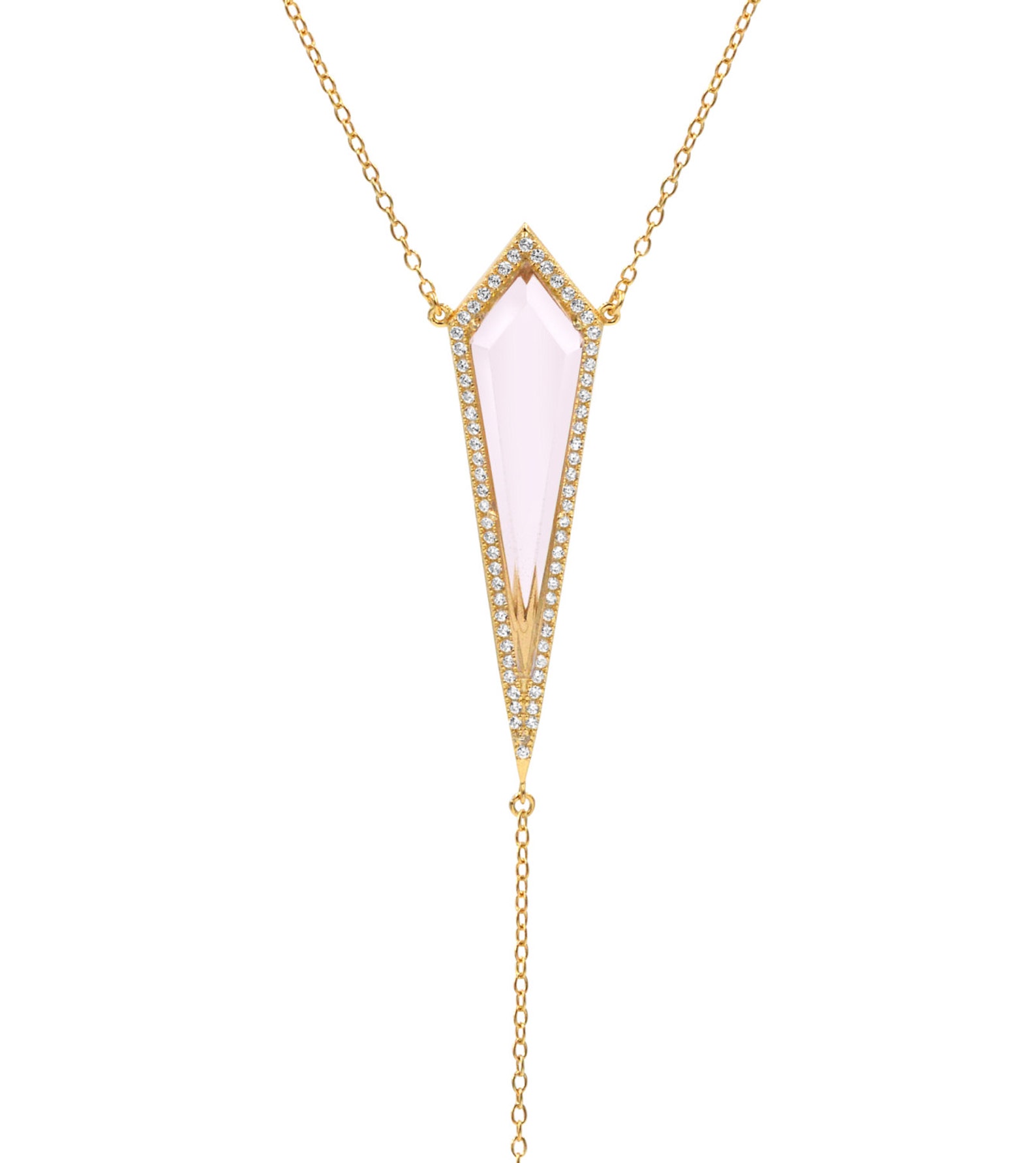 Crystal Lariat Necklace