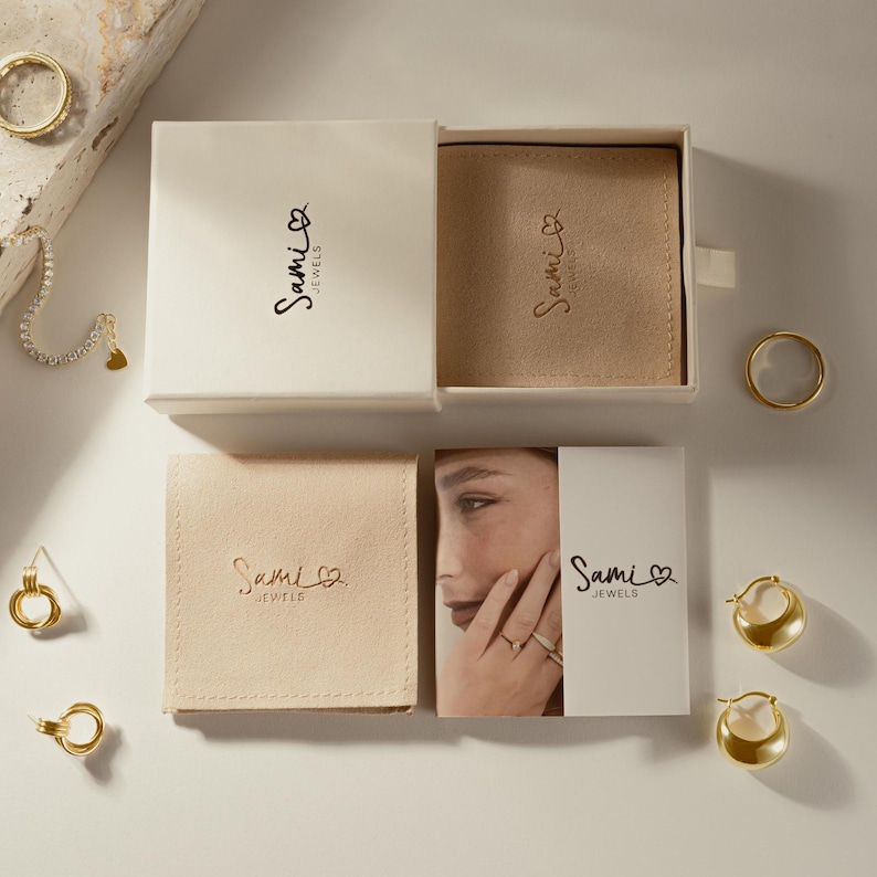 Sami Jewels gift box, perfect for storing or gifting delicate jewelry items.