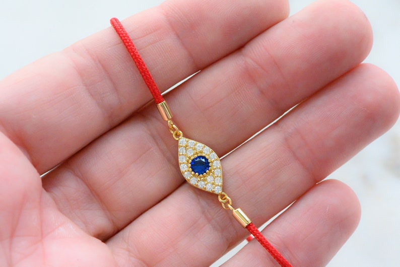 Evil Eye Red String Bracelet Red String Protection Bracelet Etsy