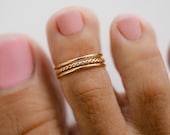 Toe Ring, Adjustable Toe Ring, Foot Jewelry, Beach Jewelry, Summer Jewelry, Body Jewelry, Birthday Gift, Gift for Her Midi Ring Boho Jewelry