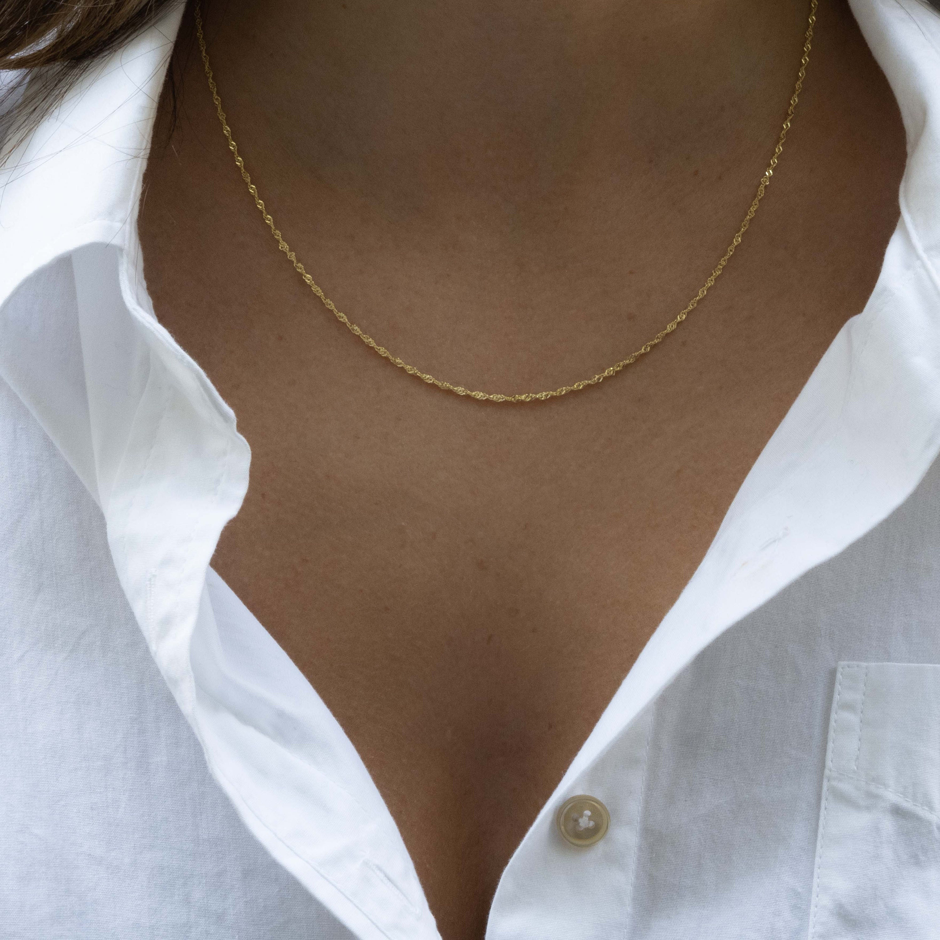 Dainty Necklace, Minimalist Necklace, Layering Necklace, Thin Chain Necklace, Gift for Her, Gold Necklace, Delicate Necklace, Chain Necklace