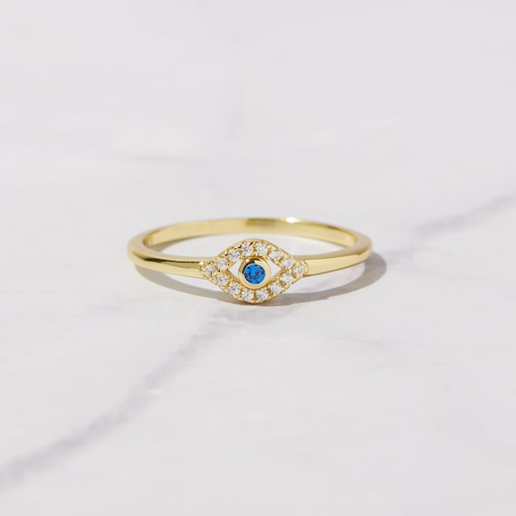 Hamsa Evil Eye Ring – PRERTO E-COMMERCE PRIVATE LIMITED