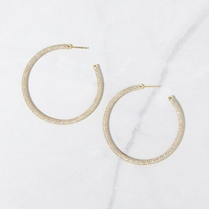 Grandes créoles en diamants, Créoles en pavé, Créoles en diamants dorés, Créoles en diamants argentés, Créoles en or, Boucles d&#39;oreilles pour mariage