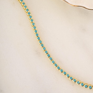 turquoise tennis bracelet