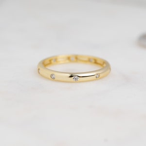 Ring, Gold Ring for Women, Rings, Diamond Ring, Dainty Ring, Gift for Her, Minimalist Ring, Sterling Silver Ring, Gold Ring, Promise Ring image 4