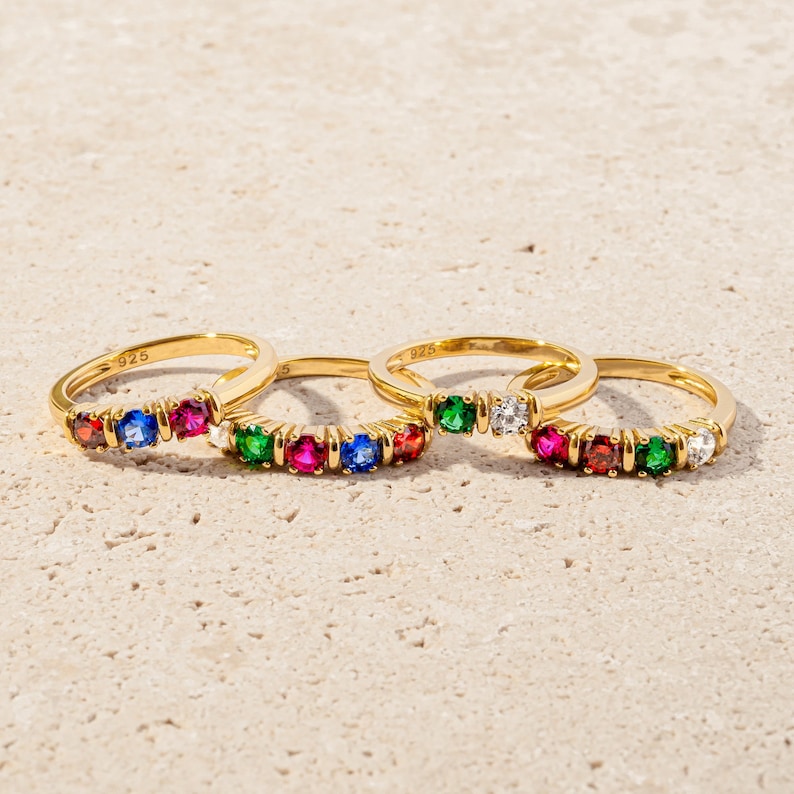 personalized birthstone ring