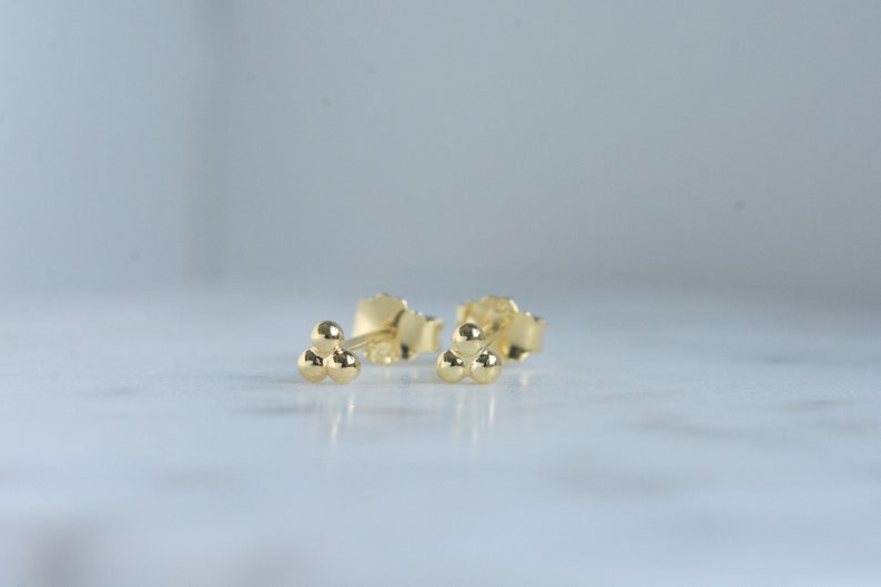 Tiny Earrings, Tiny Stud Earrings, Minimalist Earrings, Cartilage Ear Stud, Dainty Earrings, Tragus Earrings, Delicate Earring, Tiny Studs image 6