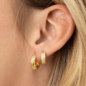 Small Hoop Earrings, Small Hoops, Gold Hoop Earrings, Chunky Hoop Earrings, Bold Hoop Earrings, Minimalist Hoops, Statement Earrings, Gift
