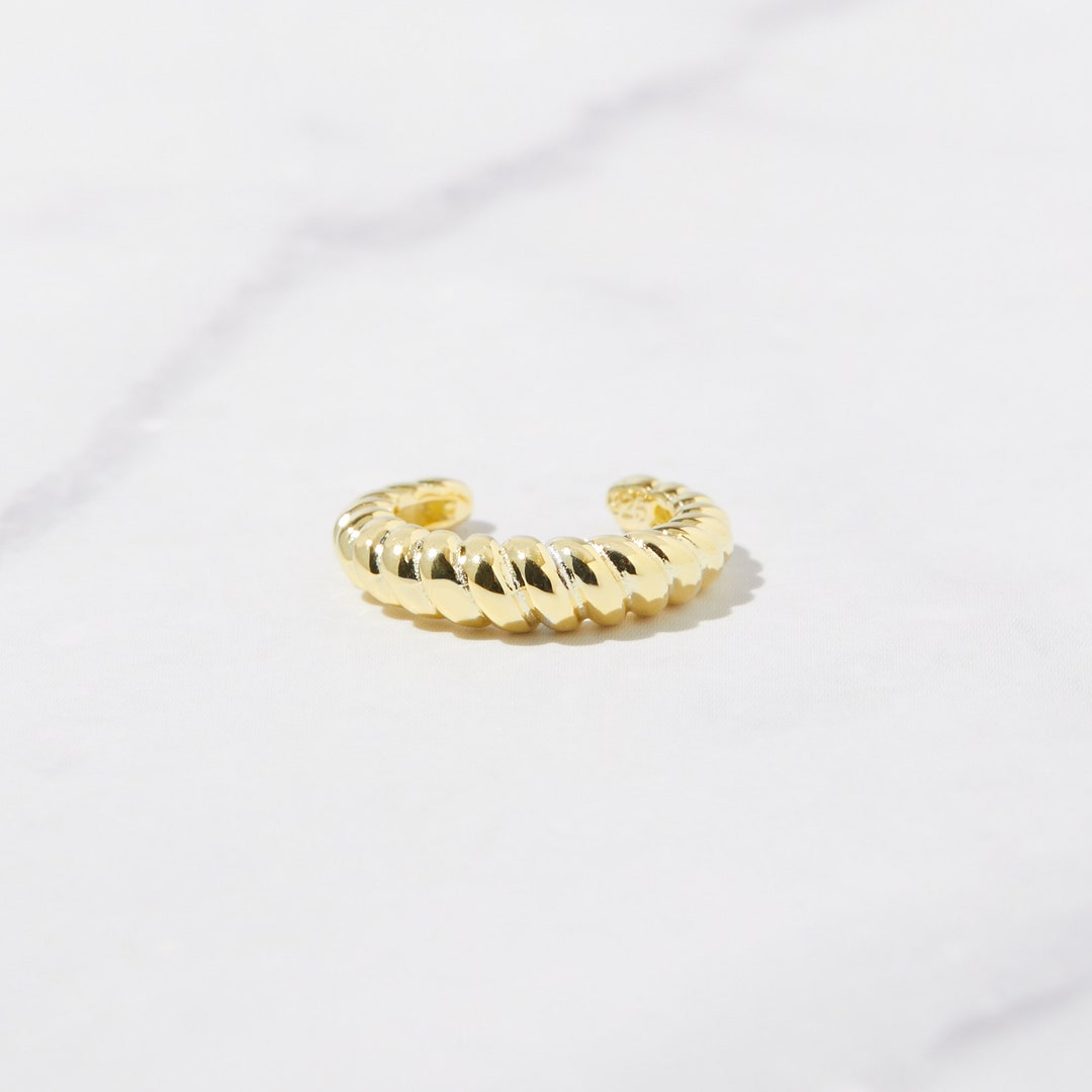 Croissant Ear Cuff, Dainty Ear Cuff, Dainty Minimalist No Piercing