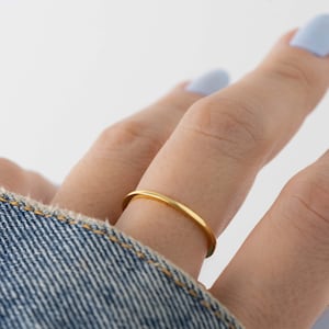 Thin Ring, Stacking Ring, Simple Stacking Ring, Minimalist Ring, Simple Ring, Thin Ring, Delicate Ring, Stackable Ring, Dainty Ring, Gift