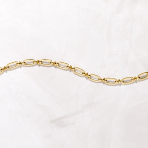 Gold bracelet Chain Bracelet Dainty Bracelet Gold Chain Silver Chain Silver Bracelet Gifts for Her Minimalist Stacking Bracelet Vintage image 4