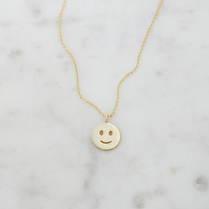 Smiley Gesicht Halskette, glückliches Gesicht Halskette, Smiley Schmuck, Emoji Halskette