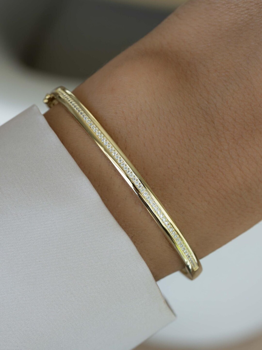 Diamond Bangle, Bangle Bracelet, Diamond Bracelet, Wedding Jewelry ...
