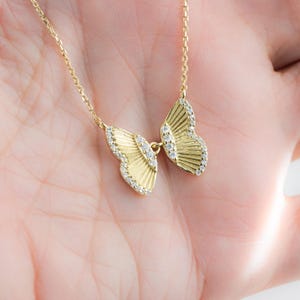 Butterfly Necklace, Butterfly Pendant, Butterfly Jewelry, Butterfly Charm Necklace, Sterling Silver Butterfly Necklace