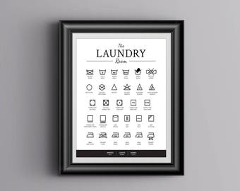 Laundry Room Graphic Sign