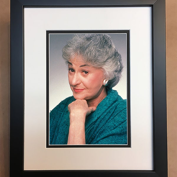 Bea Arthur Color Photo Professionally Framed, Matted 8x10.