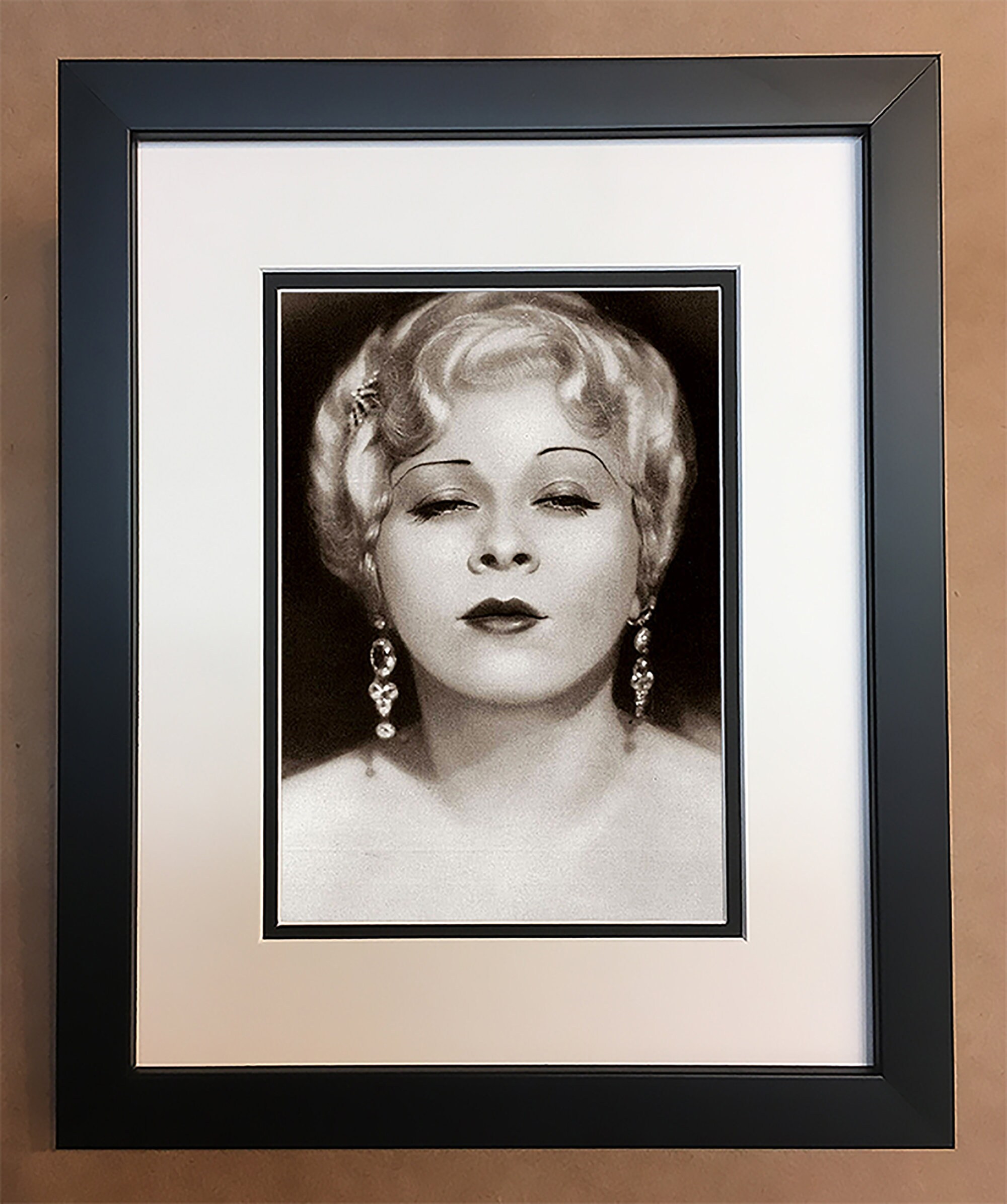 Mae West Black and White Photo Professionally Framed Matted | Etsy