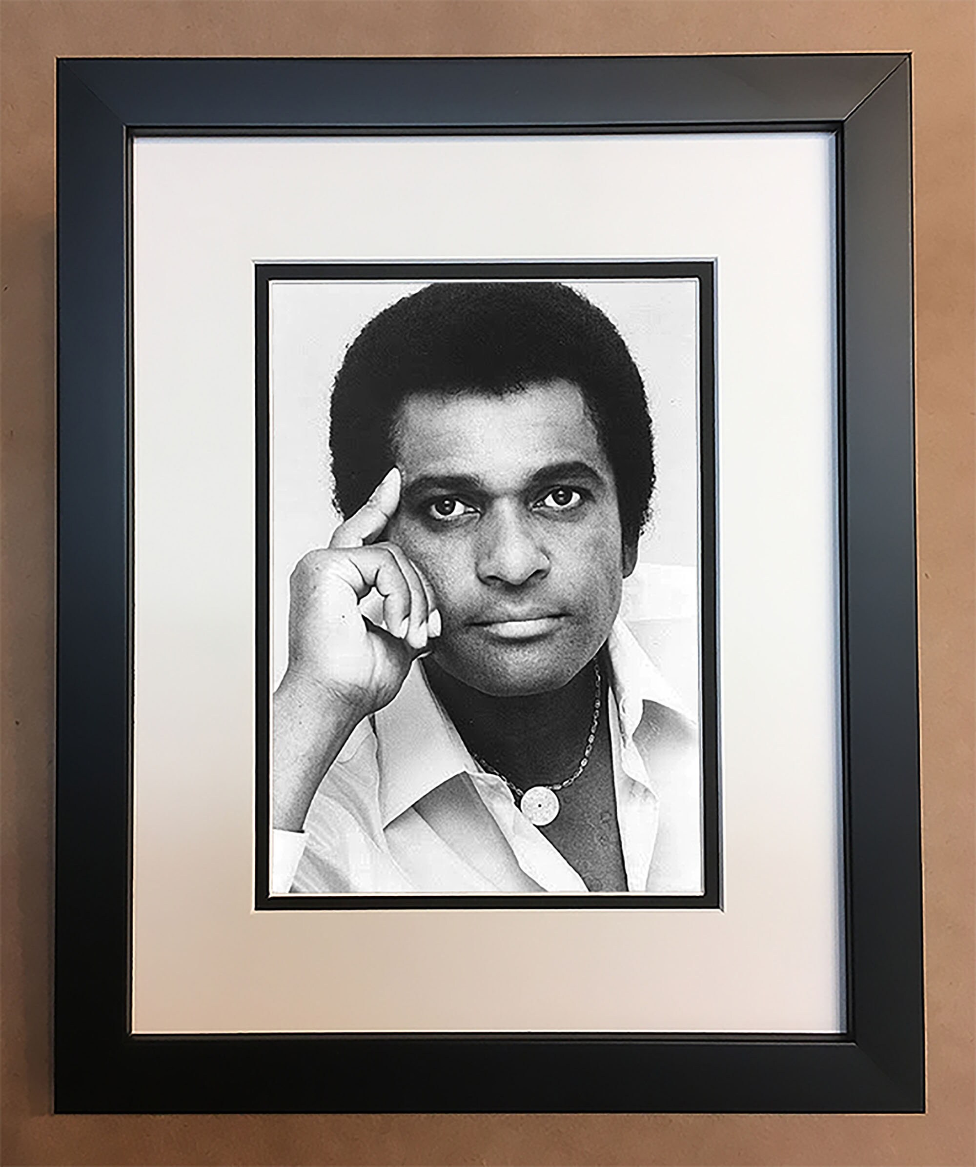 Charley Pride Black and White Photo Professionally Framed - Etsy