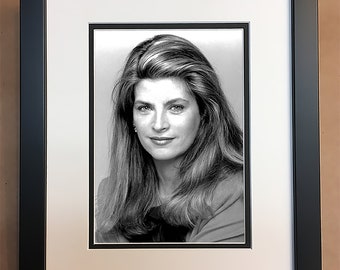 Kirstie Alley Photo Professionally Framed, Matted 8x10.