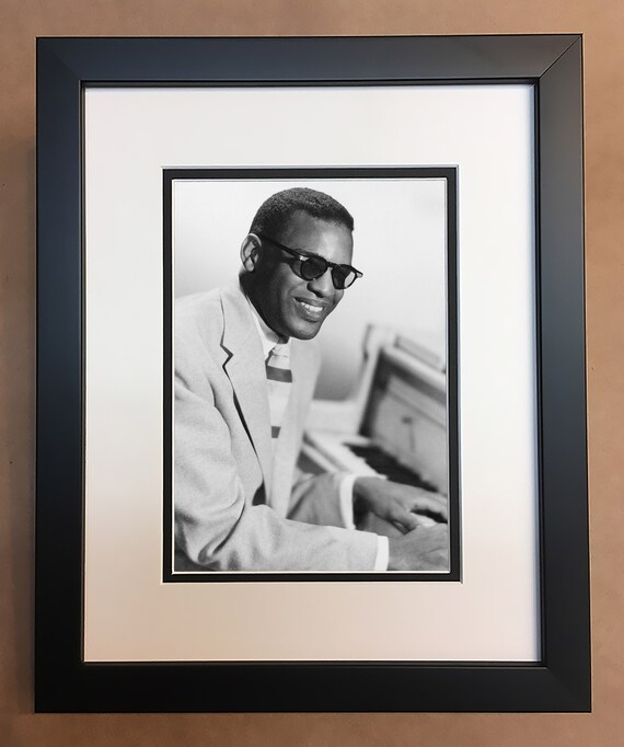 Ray Charles Black And White Photo Professionally Framed - How Much To Get Something Professionally Framed Ray Charles Black And White Photo Professionally Framed - How Much To Get Something Professionally Framed