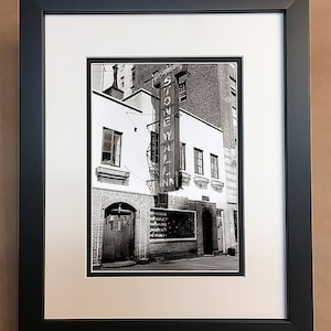 Stonewall Inn Black and White Photo Professionally Framed, Matted 8x10.