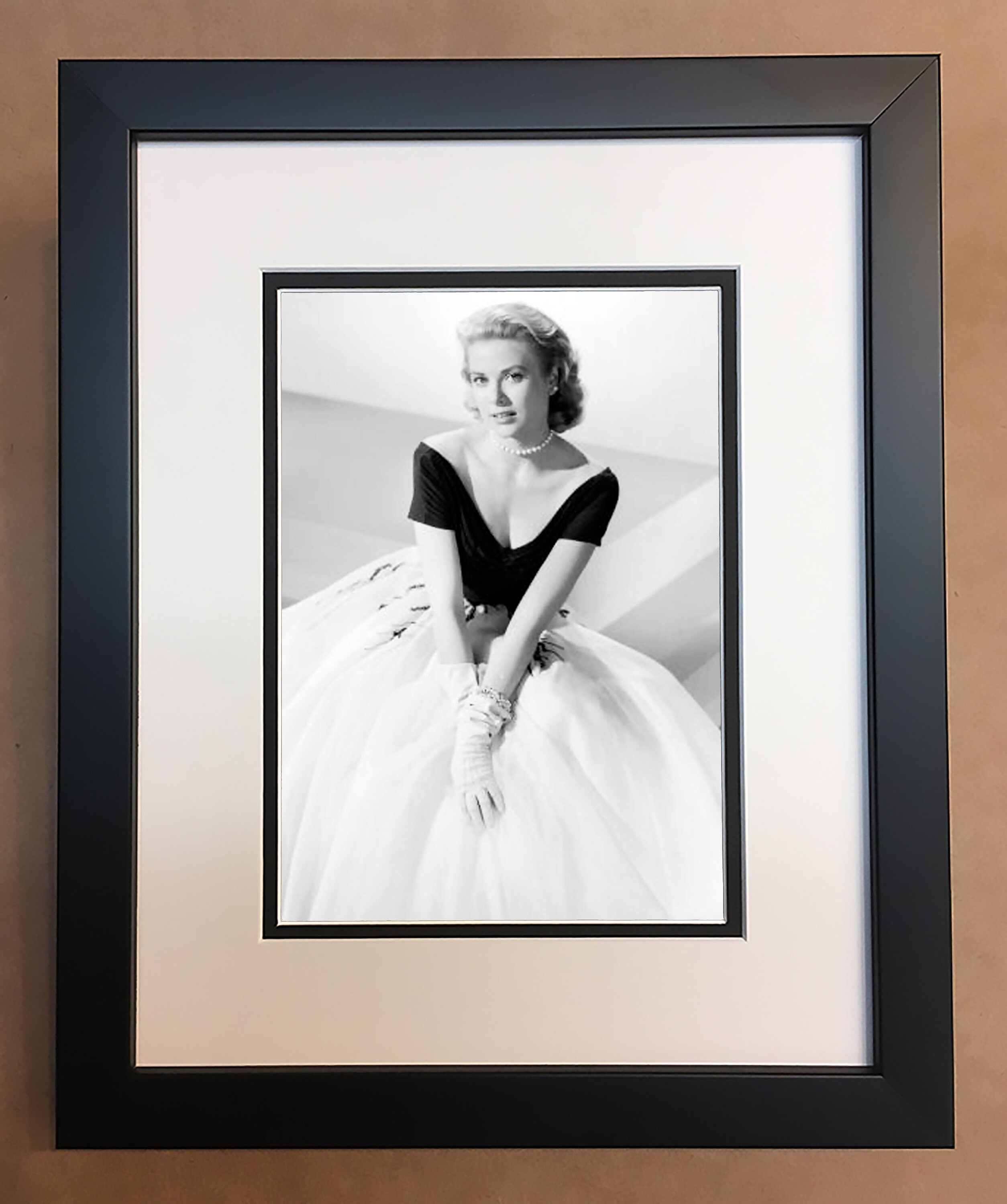 Grace Kelly Black and White Photo Professionally Framed | Etsy