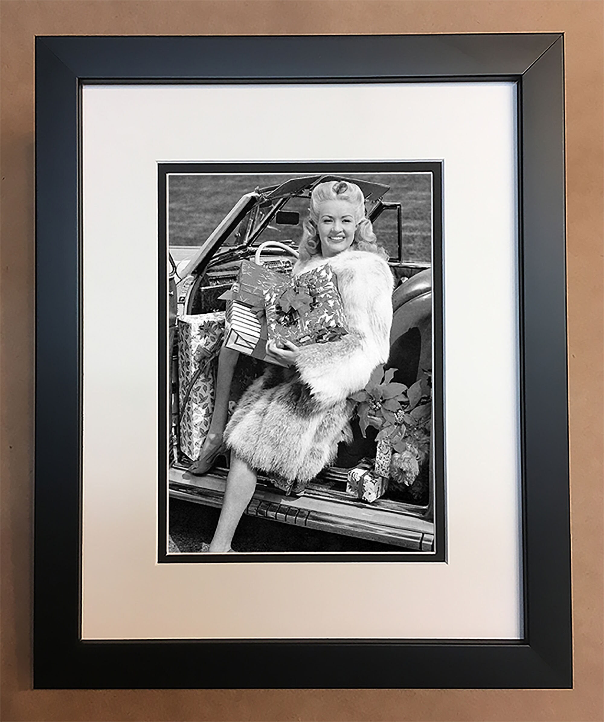 Betty Grable Christmas Photo Professionally Framed Matted - Etsy