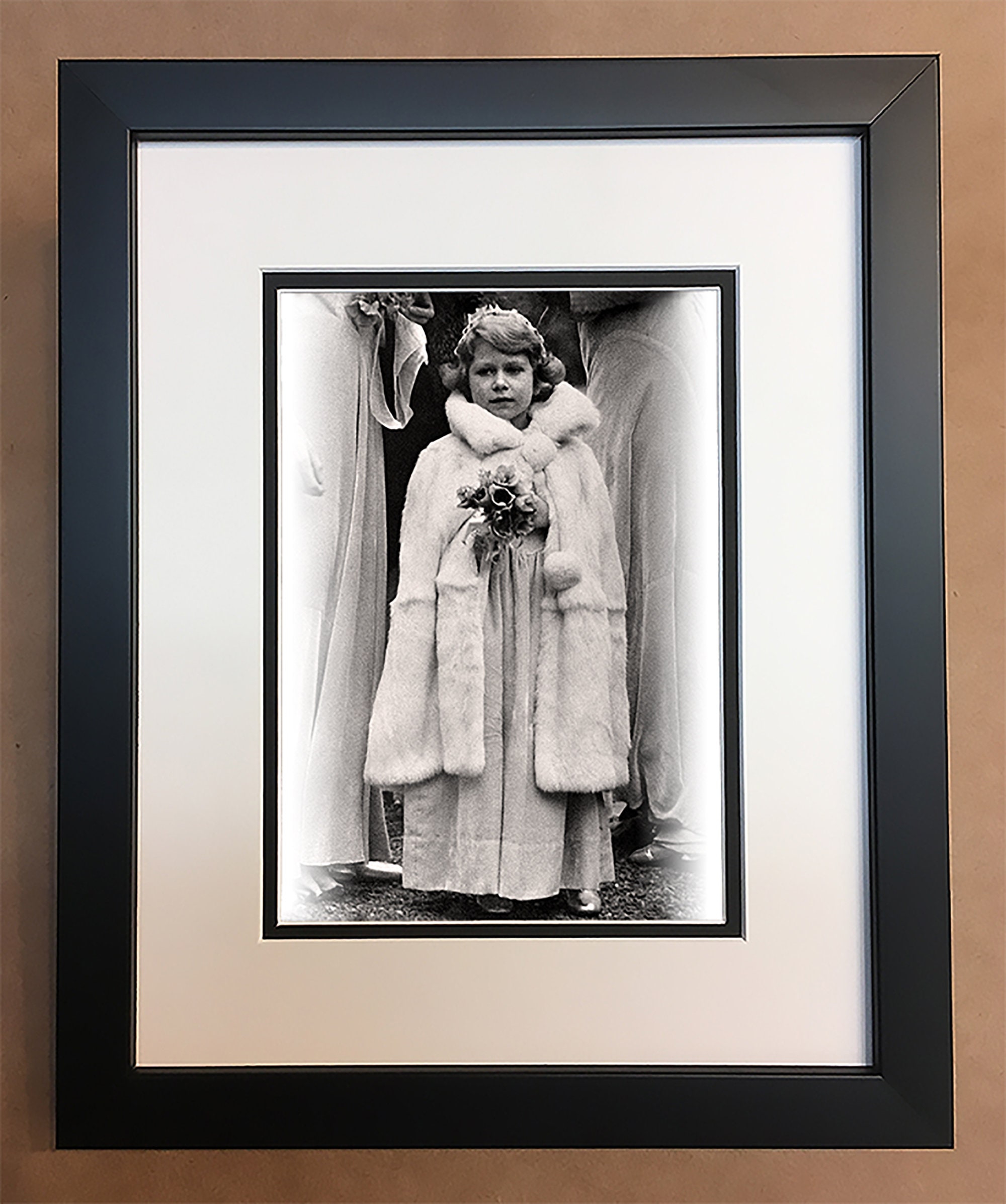 Queen Elizabeth Childhood Photo Professionally Framed Matted Etsy
