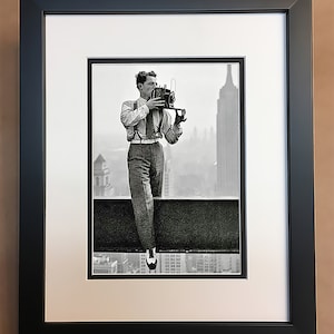 Charles Ebbets Photo Professionally Framed, Matted 8x10.