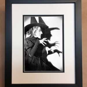 Wizard of Oz Black and White Photo Professionally Framed, Matted 8x10.