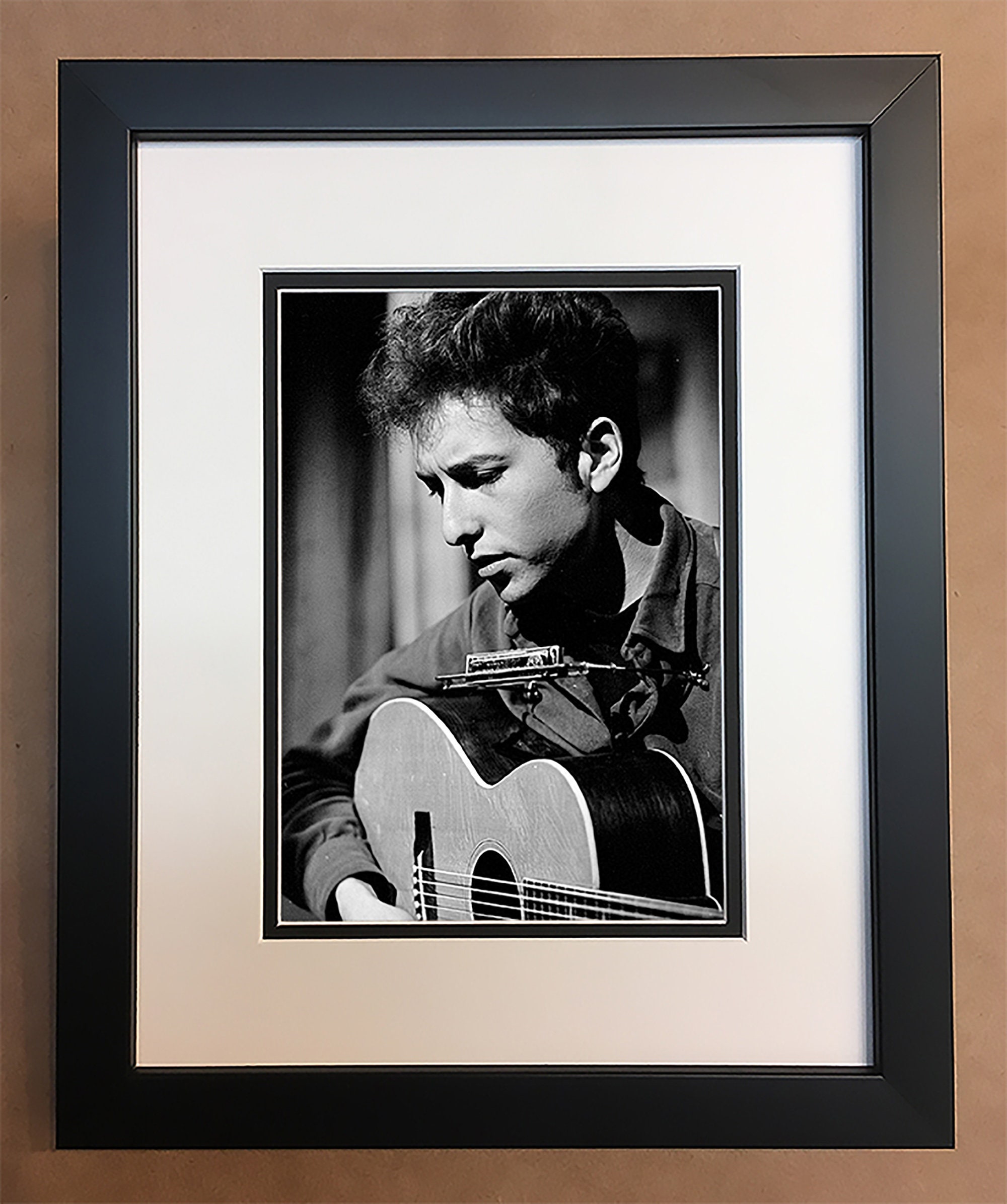 Bob Dylan Black and White Photo Professionally Framed Matted Etsy