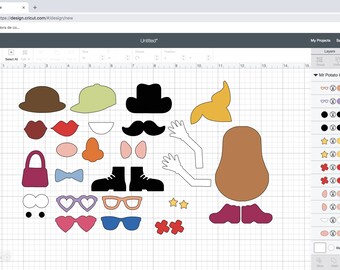 Mrs Potato Head Svg Etsy