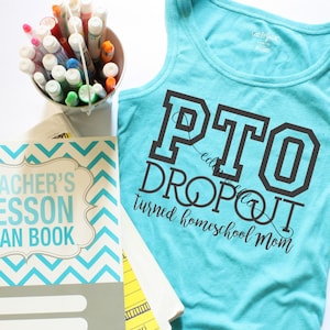 HOMESCHOOL MOM Digital Design | Instant Download | Funny Homeschool Quote | svg | 6 File Types | PTO Dropout