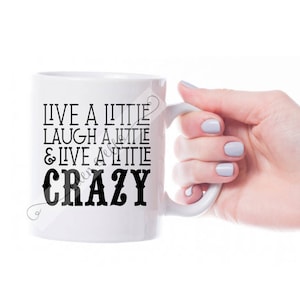 GRÖßTE Schausteller inspiriertes Design | Leben ein wenig, ein wenig lachen und ein wenig verrückt | Sofortiger digitaler Download | SVG | 6 Datei-Typen