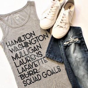 HAMILTON INSPIRED Digital Design | Hamilton, Washington, Mulligan, Laurens, Lafayette, Burr, Squad Goals | Instant Download | SVG + More