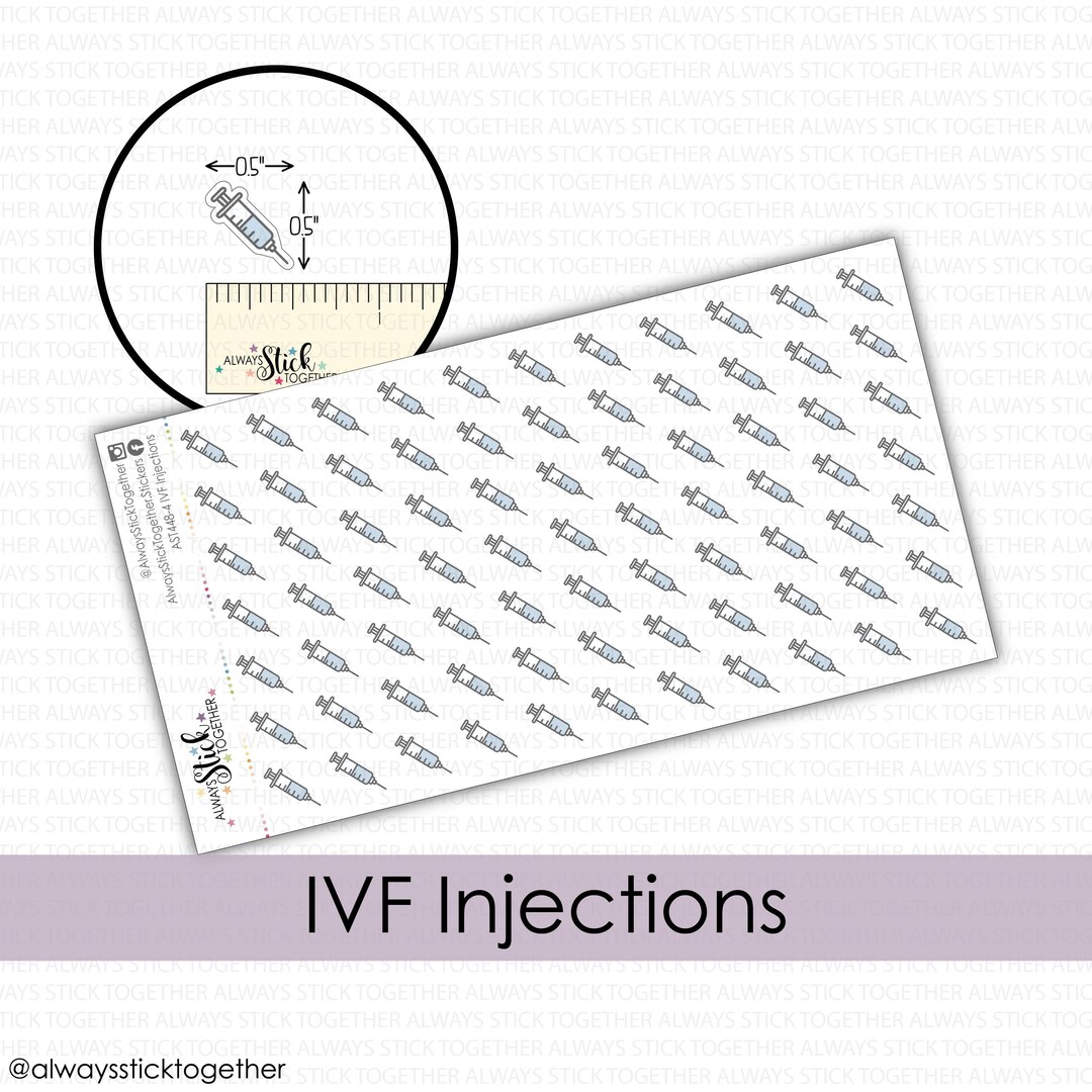 IVF, FERTILITY Stickers Perfect for Your Planner, Journal, or Scrapbook ...