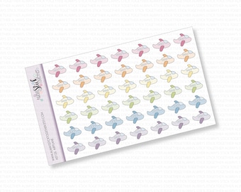 AIRPLANE Stickers perfect for your Planner, Journal, or Scrapbook