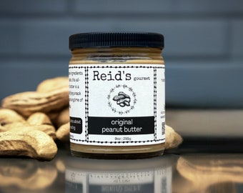 Peanut Butter Creamy Gluten Free Peanut Butter Vegan Peanut Butter Gift Sugar Free All Natural Nut Butter