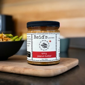 Spicy Peanut Butter: Korean Red Pepper, Ginger & Cayenne