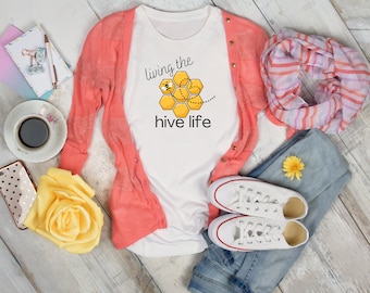 Honigbienen-Shirt für Imker Geschenk-Honigbienen-Liebhaber-Grafik-T-Shirt Imkerei-Natur-Shirt Lustiges Imkerei-Leben auf dem Bauernhof